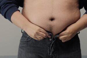 Deep belly fat, or visceral fat