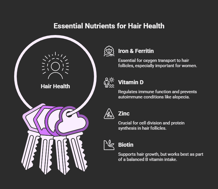 Natural Remedies for Alopecia: Can Diet & Lifestyle Combat Hair Loss? 1 Nutrients for Hair Health